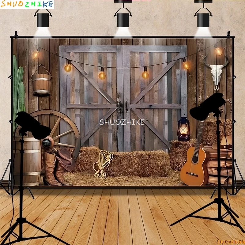 SHUOZHIKE 부활절 날 디지털 사진 배경 소품, 토끼 꽃 아치 문, 출산 사진 스튜디오 배경 YH-02