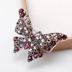 Crystal Brooch Pins Dragonfly Butterfly Brooches Jewelry Wedding Party Gift