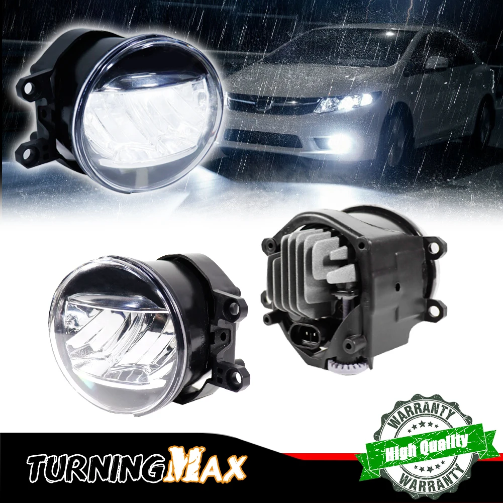 

Direct Fit OEM Spec 15W LED Projector Fog Light Lamps For 09-2015 Toyota Corolla