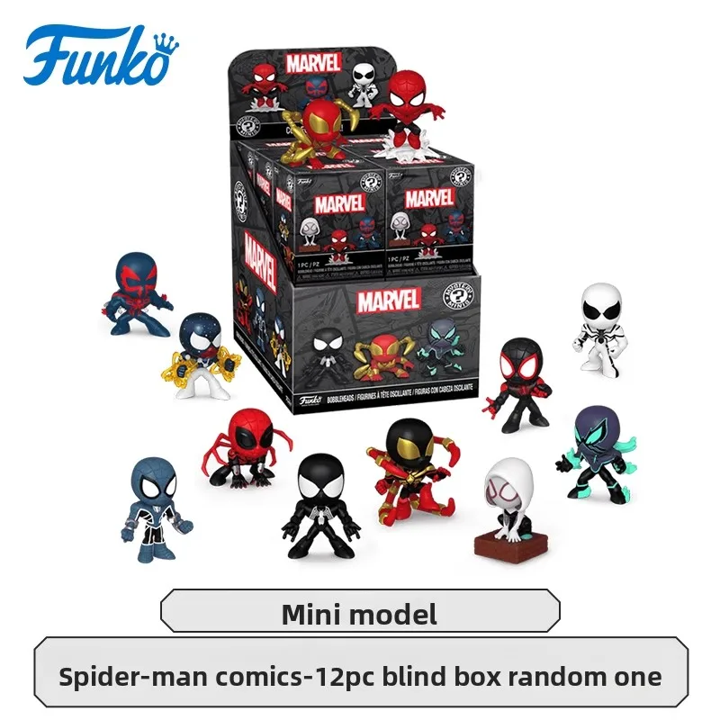 Genuine Edition FUNKO POP Marvel Spider - Man: Miles Morales Blind Box Anime Decoration Ornament Model Toys Collectible Model