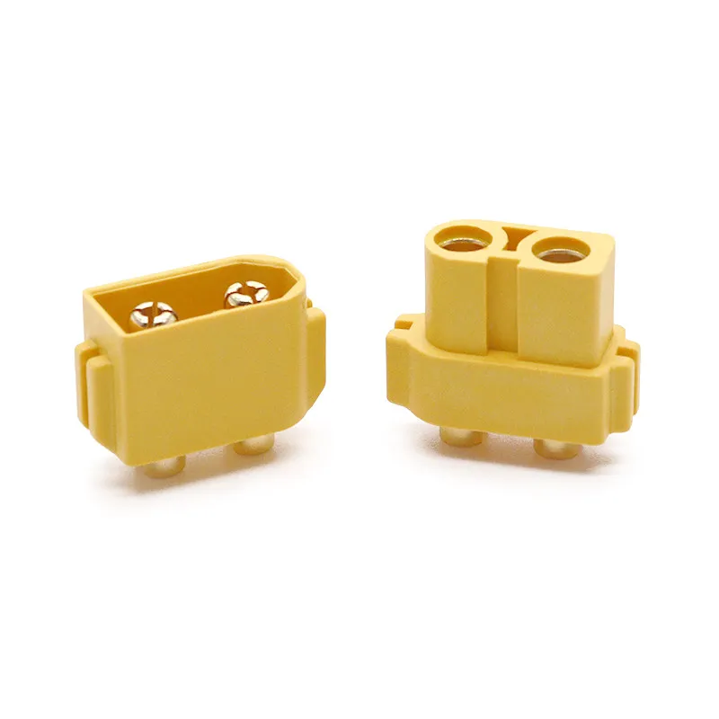 XT60PM model aircraft power battery plug PCB ride board installation version lithium battery ESC power supply interfaceconnector
