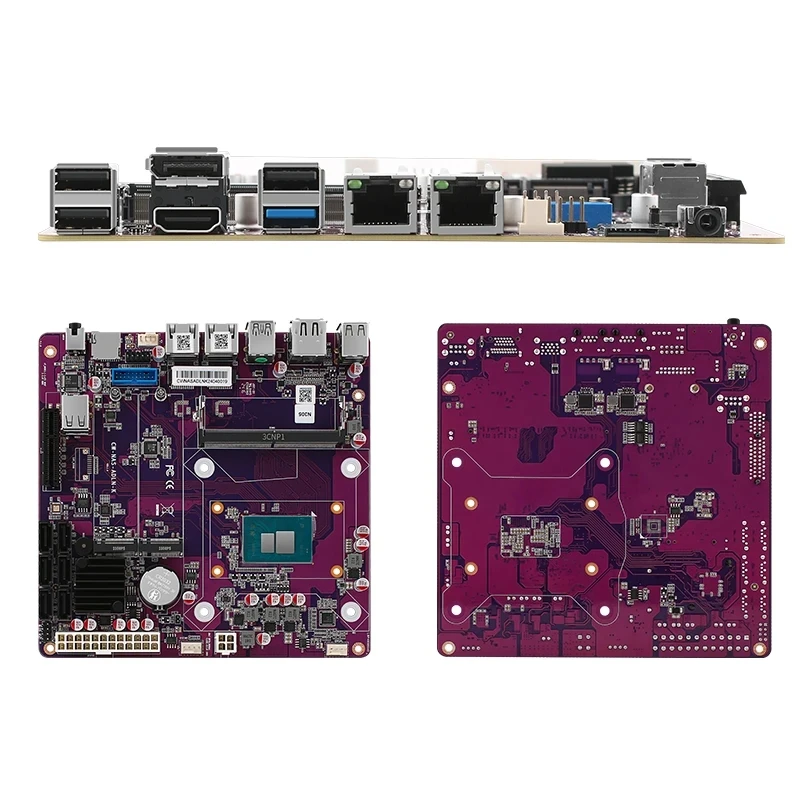 Imagem -06 - Placa-mãe para Roteador Firewall Mini Itx Mainboard 6-bay I3-n305 N100 x Pciex4 Intel I226-v 2.5g M.2 Nvme Sata3.0 Ddr5