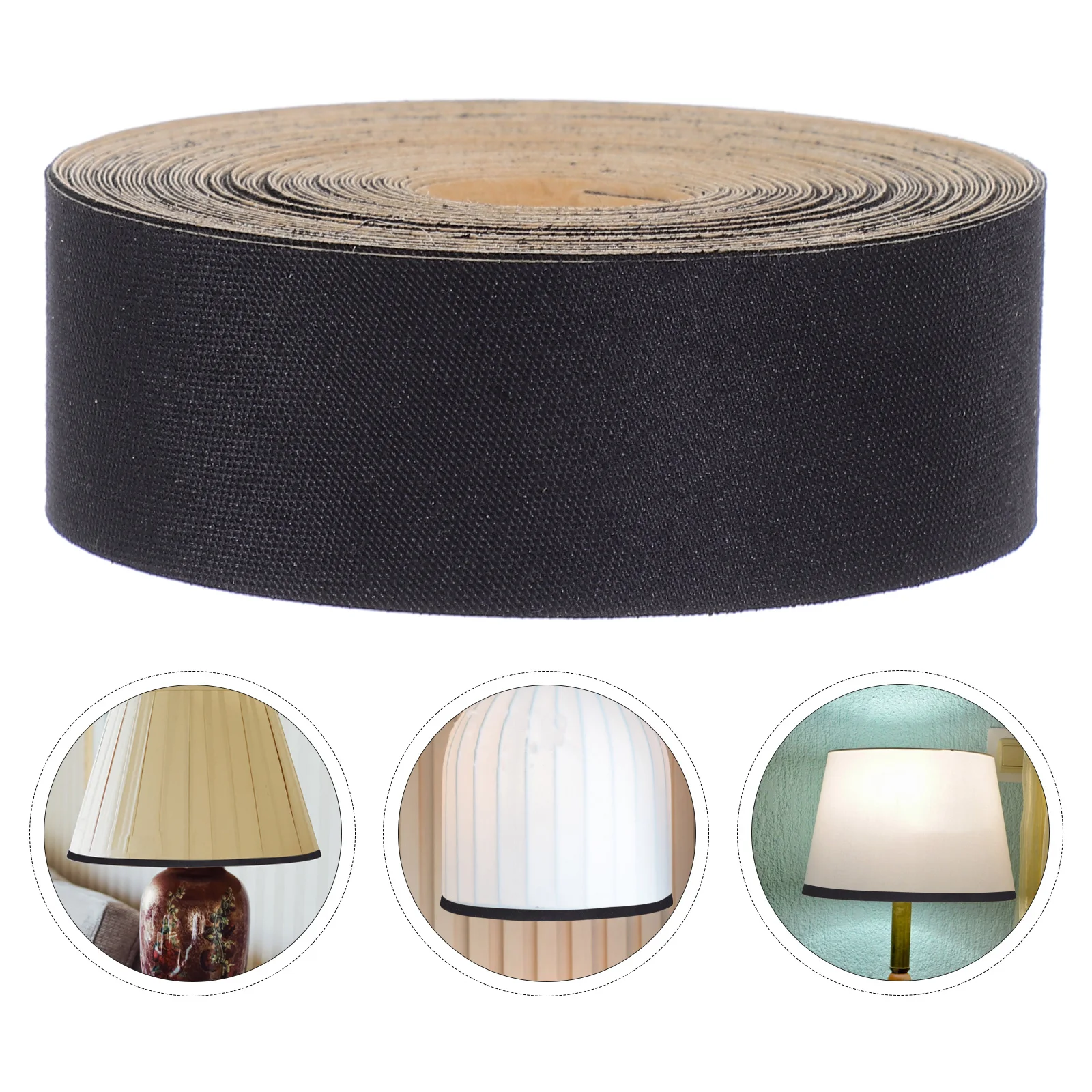 

2 Rolls Lampshade Edge Strip Edging Home Accessory Cloth Strips for Diy Supplies Accessories Cover Selvage Crafts Making