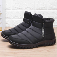 Snow Boots Men Breathable Mens Shoes Plush Winter Shoes For Men Warm Fur Men Shoe Casual Men's Boots Work Shoes Footwear