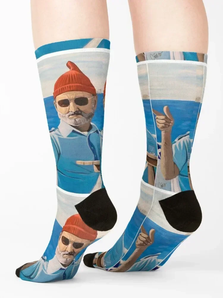 Calzini Bill Murray “The Life Aquatic” capodanno neve Calzini da ragazza da uomo