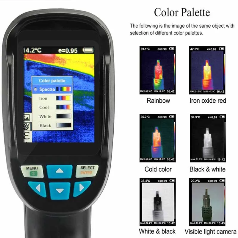 A-BF RX-350/RX-500 Industrial Infrared Thermal Imaging Camera -20°C~450°C Temperature Detect Floor Heating Repair Thermal Imager