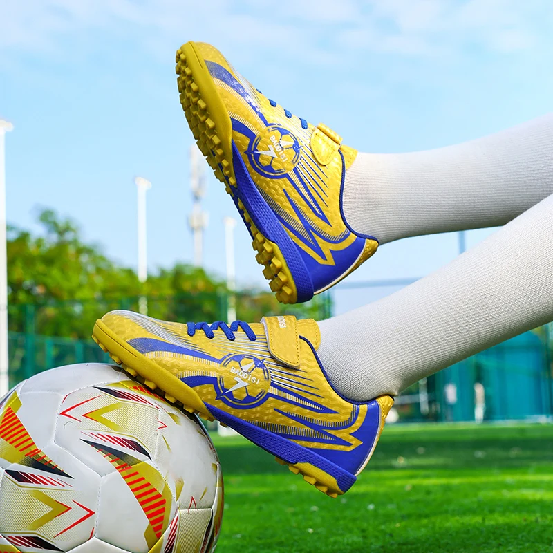 Mens Society Futebol  Youth Turf Football Fashion Futsal Shoes Anti Slip Boy Sneakers Original Outdoor Field Training Trainers