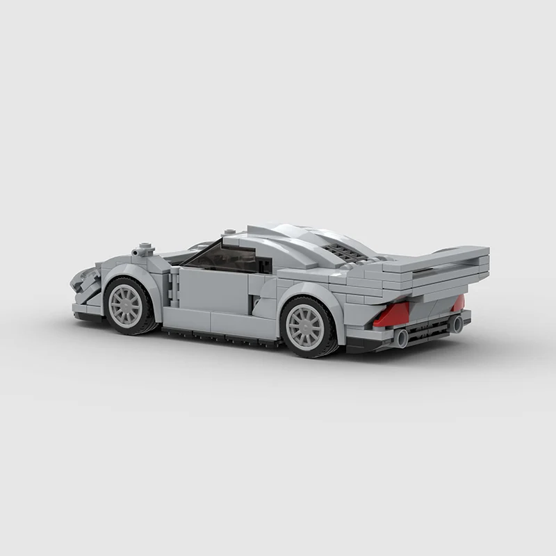 Supercar City Speed Champions Car Racing Building Blocks MOC CLK GTR V2 Racers World Famous Vehicle Technique Bricks Kids Toys