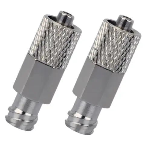 공압 루어락 연장 어댑터 금속 나사형 주사기 커넥터 남성-여성 루어락 피팅, 1/10개