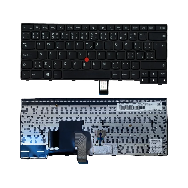 CZ Czech Keyboard for Lenovo Thinkpad E450 E450c E455 E460 E465 04X6109 04X6149 04X6189