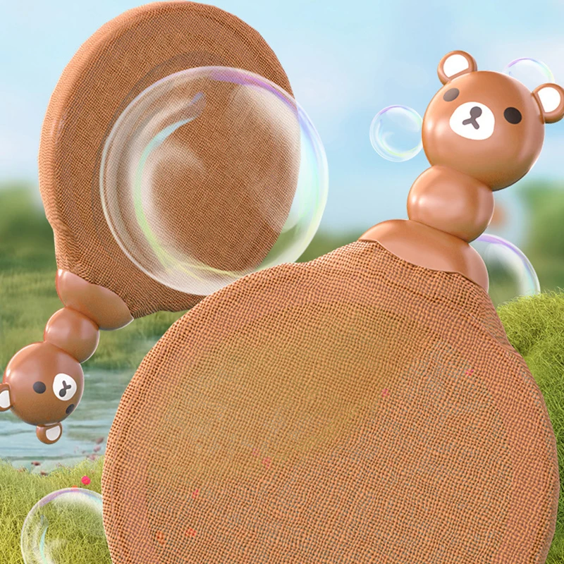 Bubble Racket Bubble Table Tennis Racket Fun bubbles Knitted Racquet Two person interactive battle games outdoor toys for kids