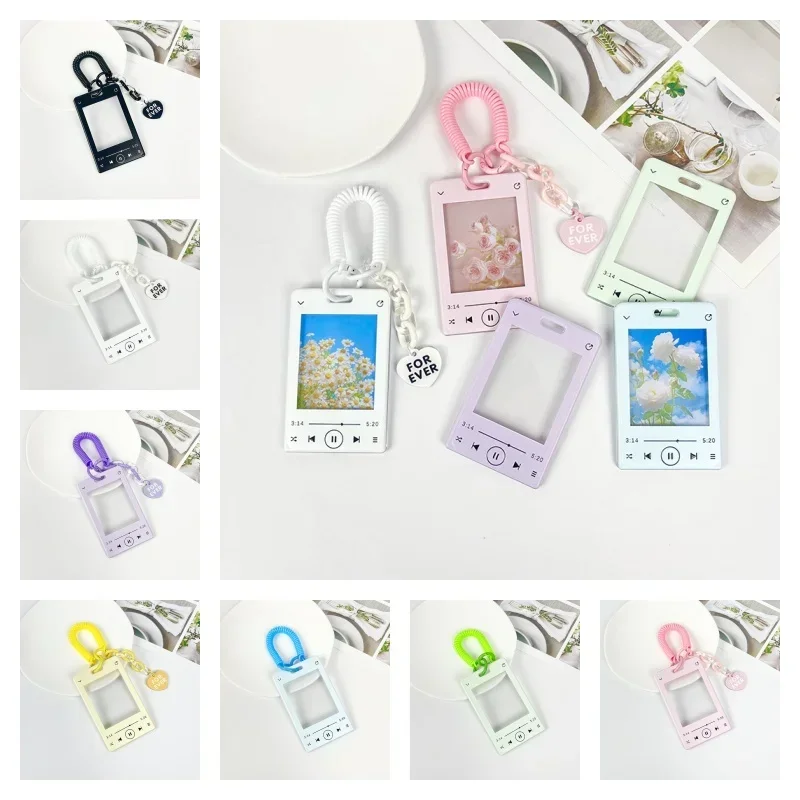 1 Piece Creative Kpop Card Holder Korean Fashion Display Student Card Protector for Kids Idol Photocard Holder Student Supplies