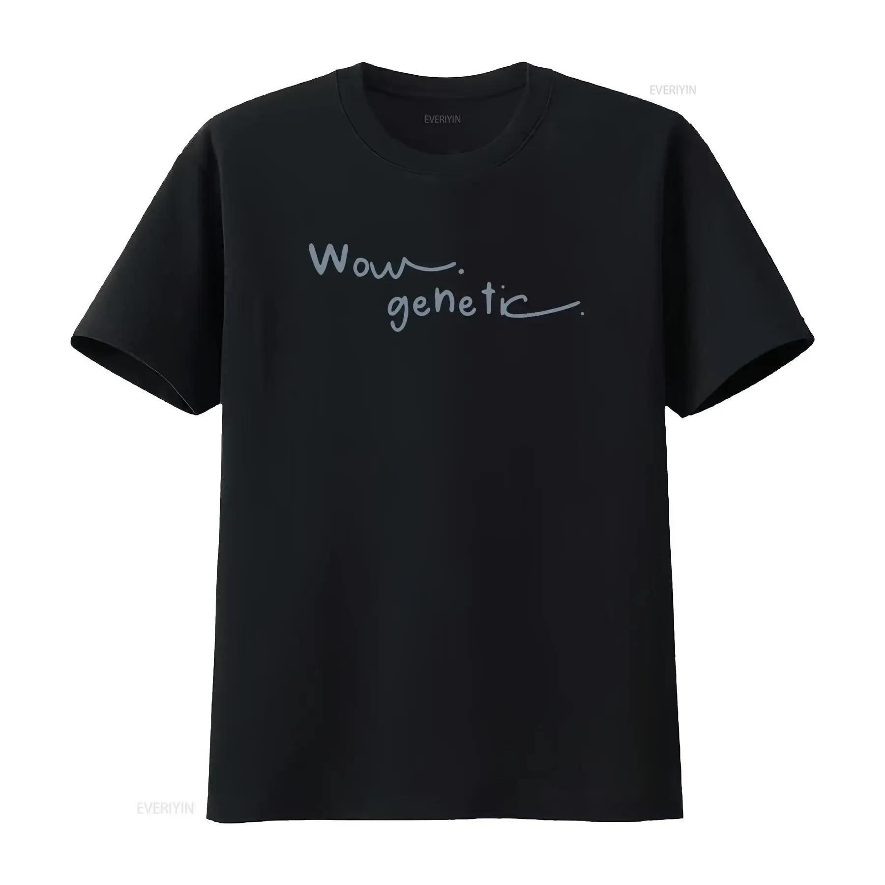 Lovevolla 2026 Nuova T Shirt con Rivalità Riscaldante Stampa Genetica Girocollo Stile Casual Tessuto Leggermente vintage