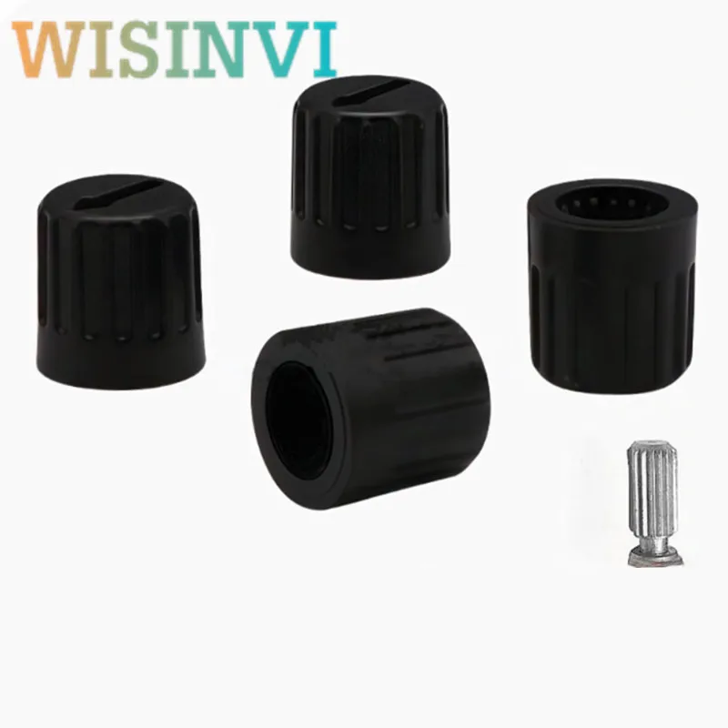 KH 10pcs Plastic knob flower Shaped potentiometer knob cap Audio Amplifier knob Diameter 9.3mm height 9.5mm Inner Hole 6MM