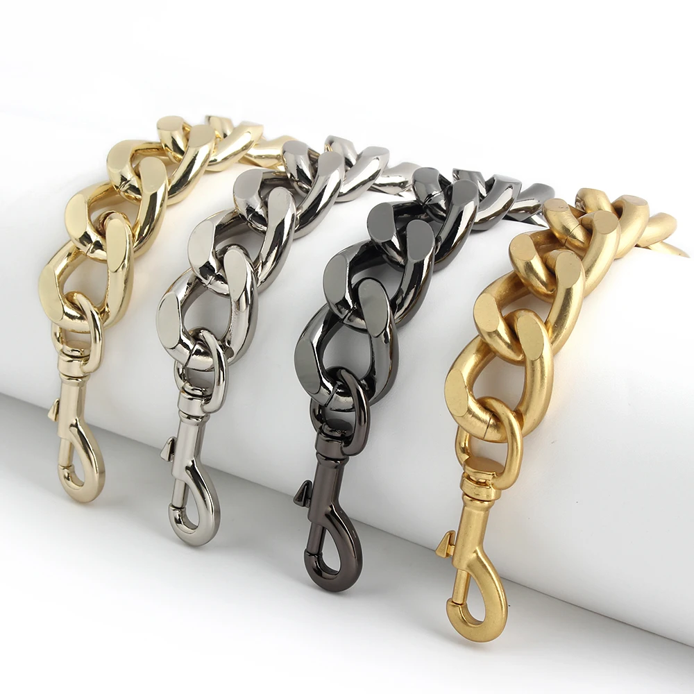 25mm aluminum chain Light weight design super fire mini coin purse thick chain strap crossbody underarm bag accessories