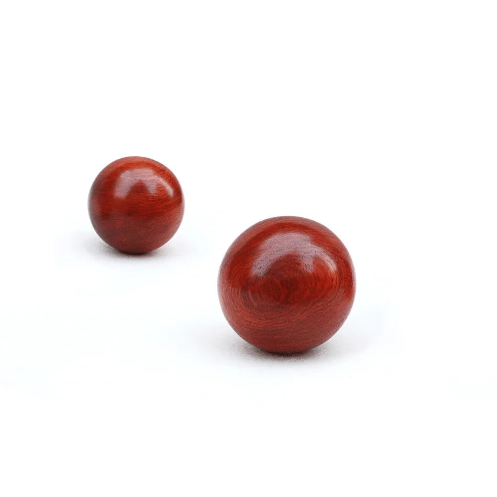 2 قطعة 6 سنتيمتر الحرف الخشبية كرة اليد إصبع تدليك ممارسة الكرة الإجهاد الإغاثة متعة هدية لكبار السن الكرة العضلات تمتد كرات
