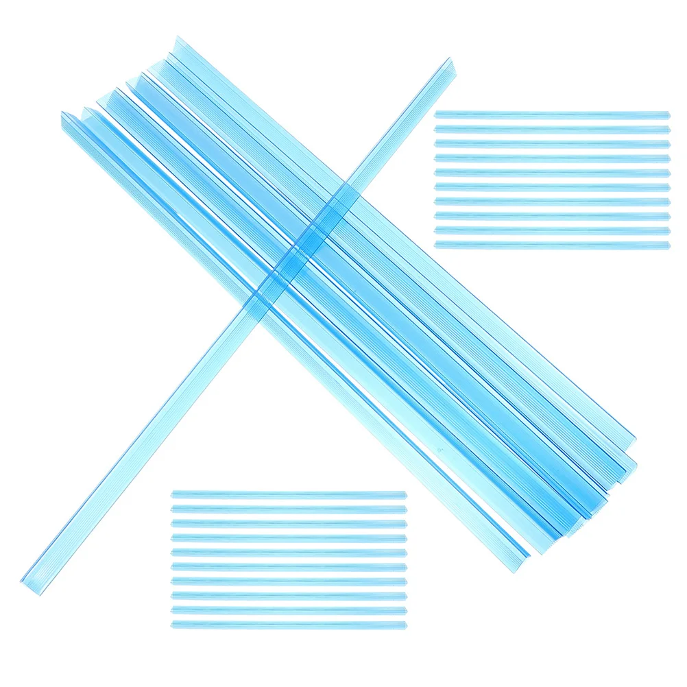 

30pcs Transparent Slide Binders A4 310mm Length 10mm Width Plastic Spine Bars Report Covers Binder Mechanisms Office