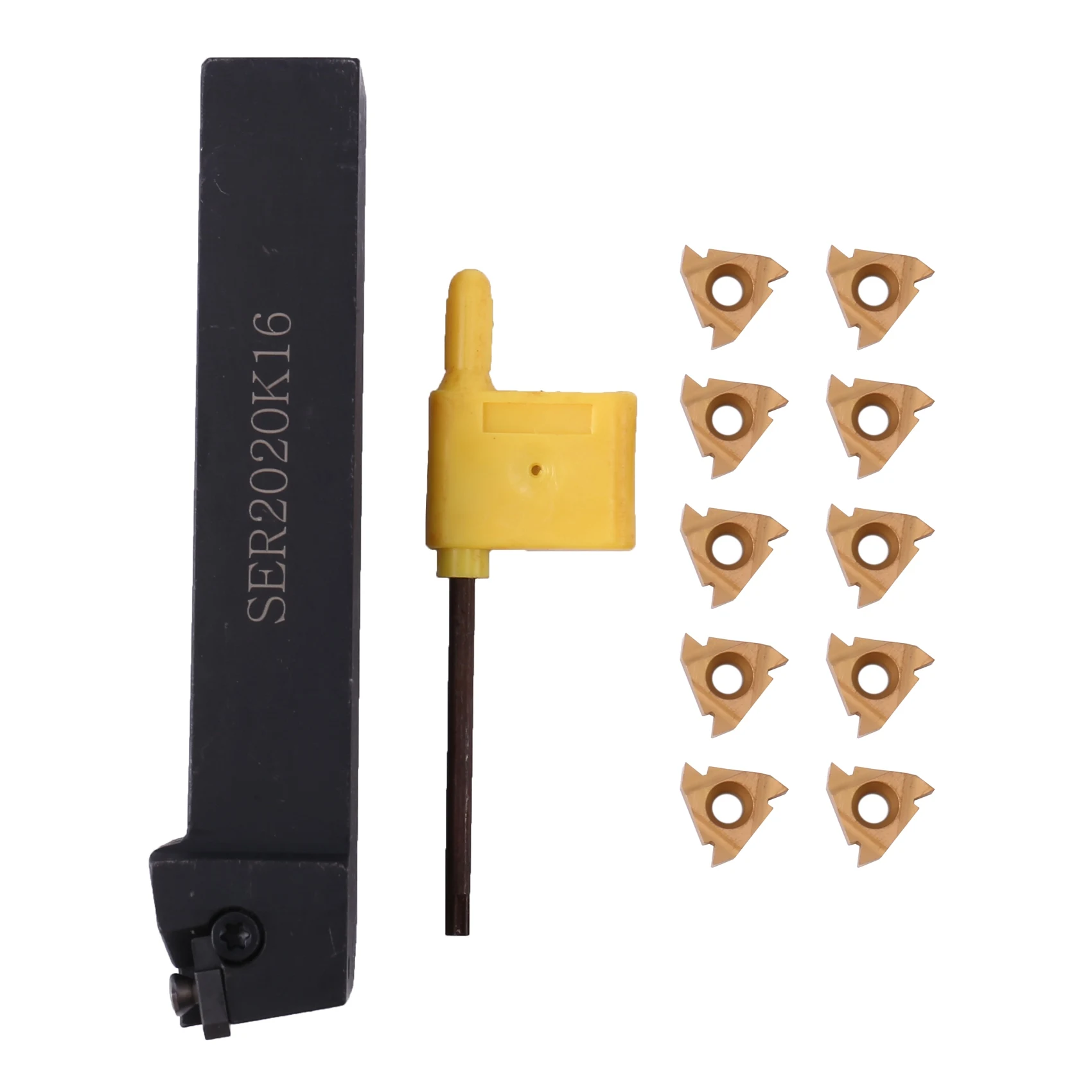 abvg-ser2020k16-cnc-lathe-turning-tool-holder-boring-bar-with-10pcs-16er-ag60-blade-insert-machine-accessories-turning-tool-set
