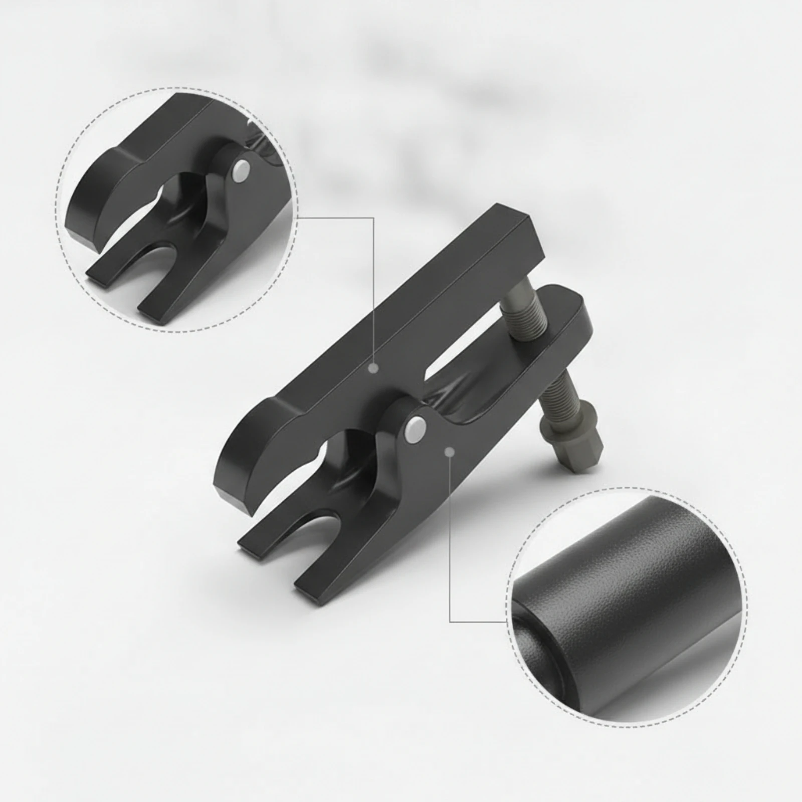 Ball Joint Puller Rigid Ball Joint Extractor Puller with Threaded Screw Long-Lasting Automotive Tool High Quality for Mechanics