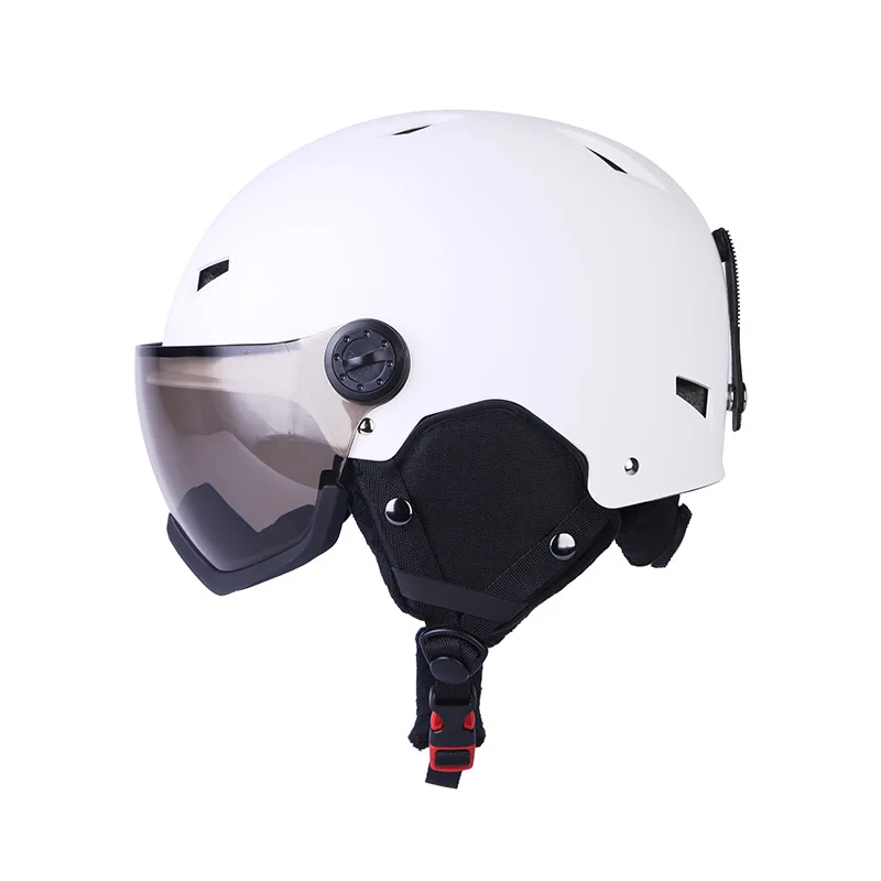 

Adult Winter Warm Ski Helmet with Goggle Outdoor Sports Protection Skiing Snowboarding Helmet Head Protective Gear Men and Women