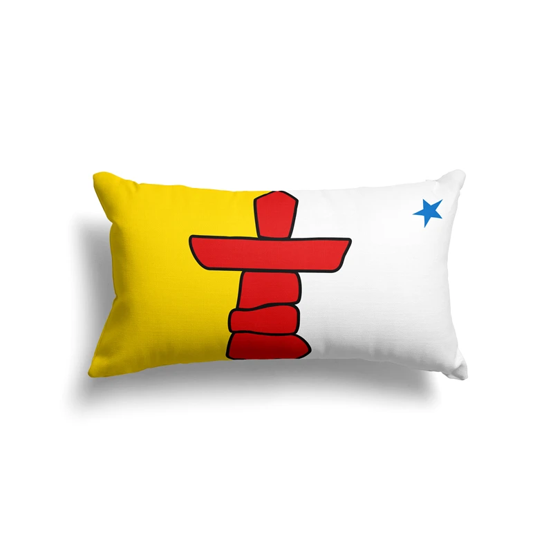 

Aertemisi 20'' x 12'' Nunavut Rectangular Throw Pillow Cushion Covers Cases Pillowcases 50cm x 30cm