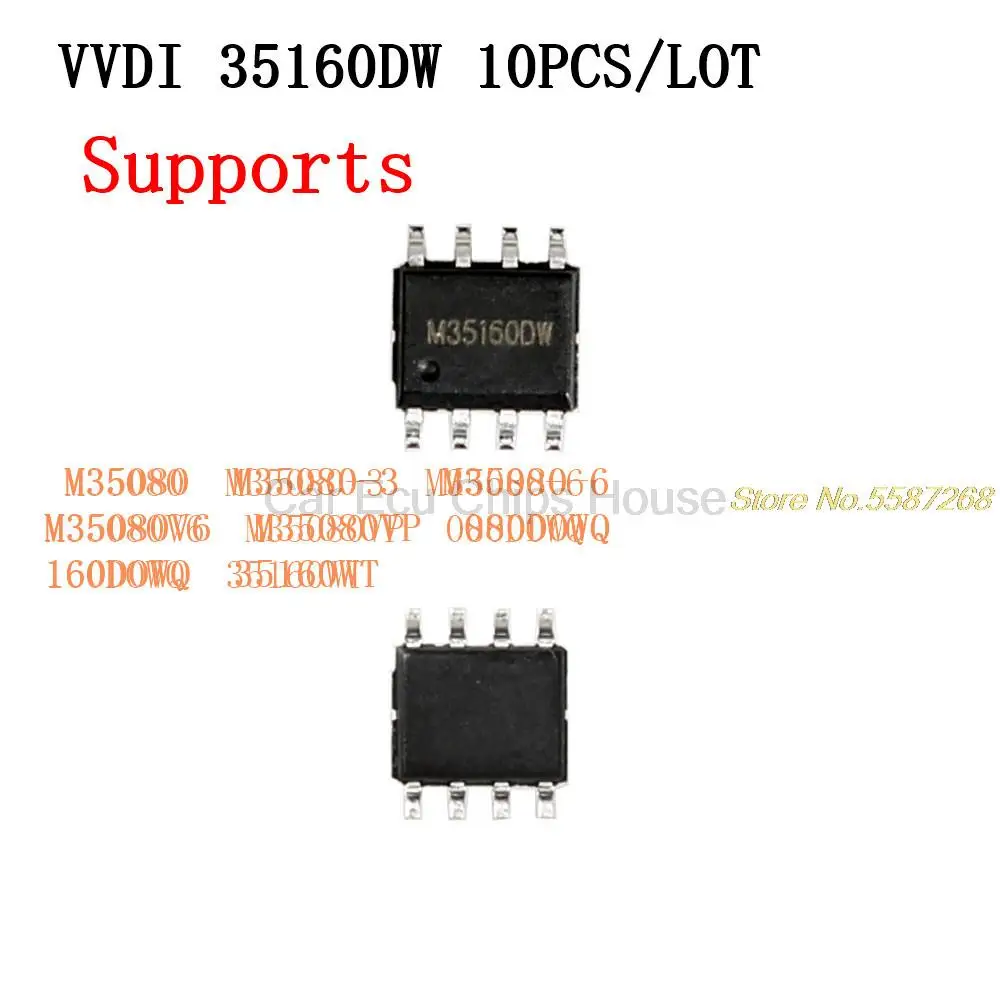 Xhorse 35160DW 35160 DW Chip Reject Red Dot No Need Simulator Work with VVDI Prog Key Programmer