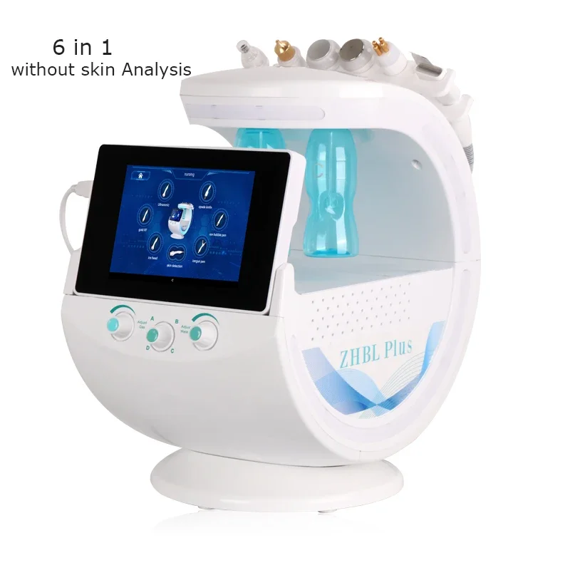 NEW 7 In1 Hydro Facial Machine 2024 Professional Ultrasonic Skin Rejuvenation Dermabrasion Hyperbaric Oxygen Facial Machine Deep