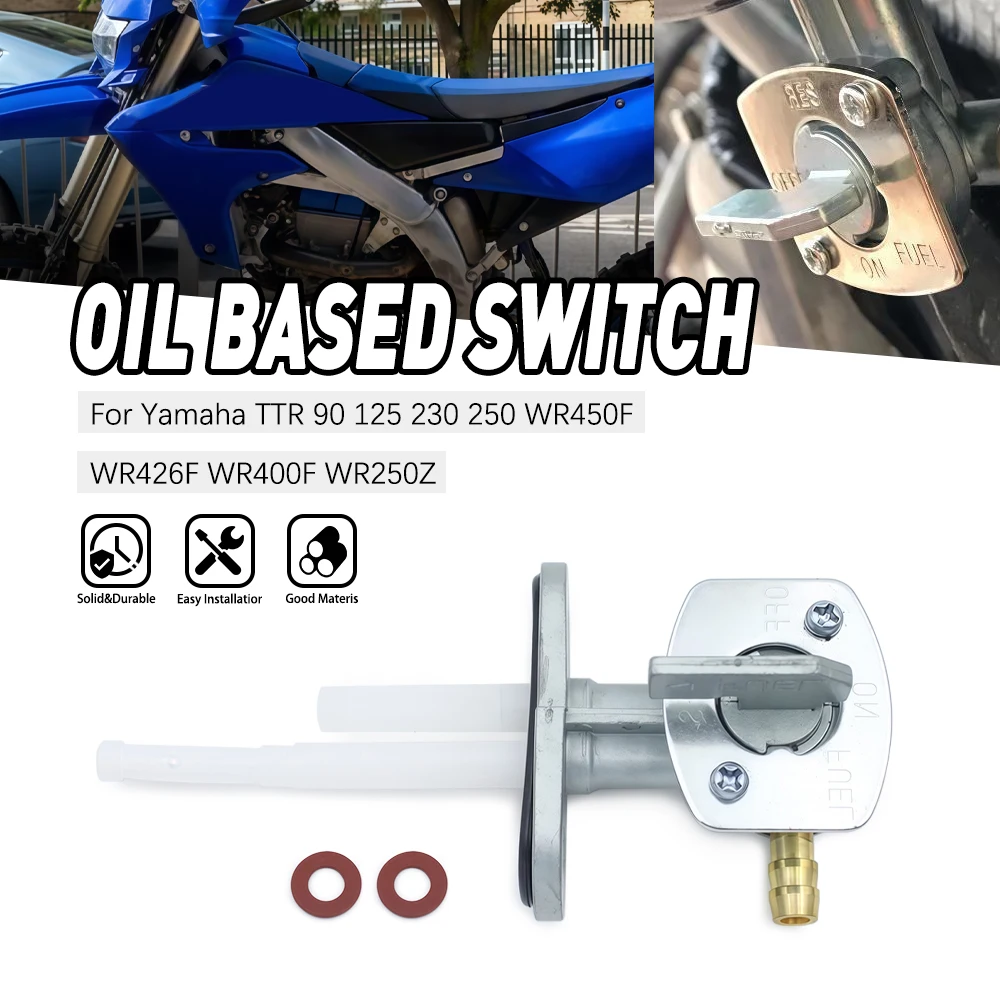 

For Yamaha Blaster 200 YFS200 WR450F TTR TT-R 90 125 225 230 WR400F WR250Z WR250F XT 600 Gas Fuel Petcock Tap Valve Switch Pump