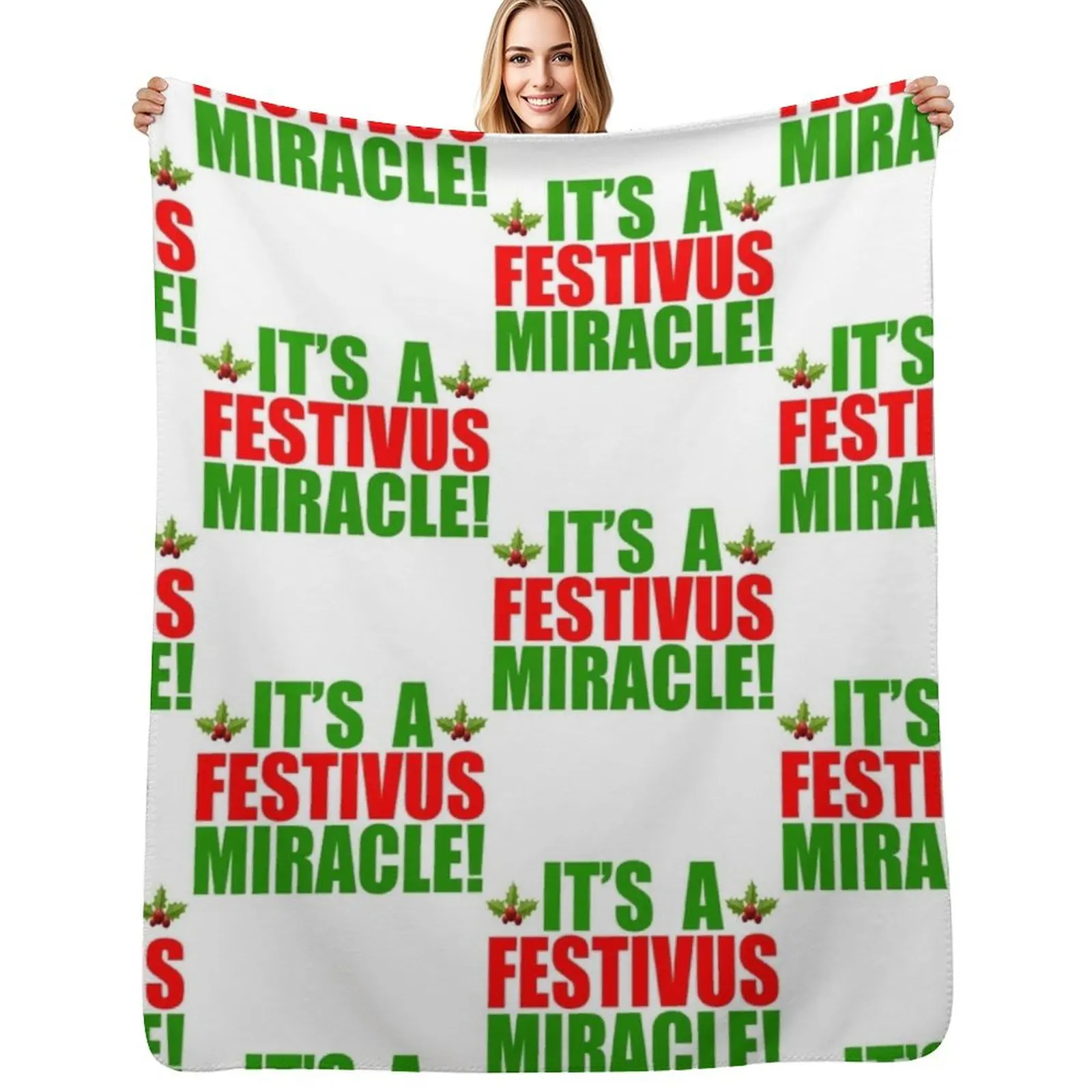 C'est une couverture Festivus Miracle, douce et confortable, idéale pour la lecture et la vision de la télévision.