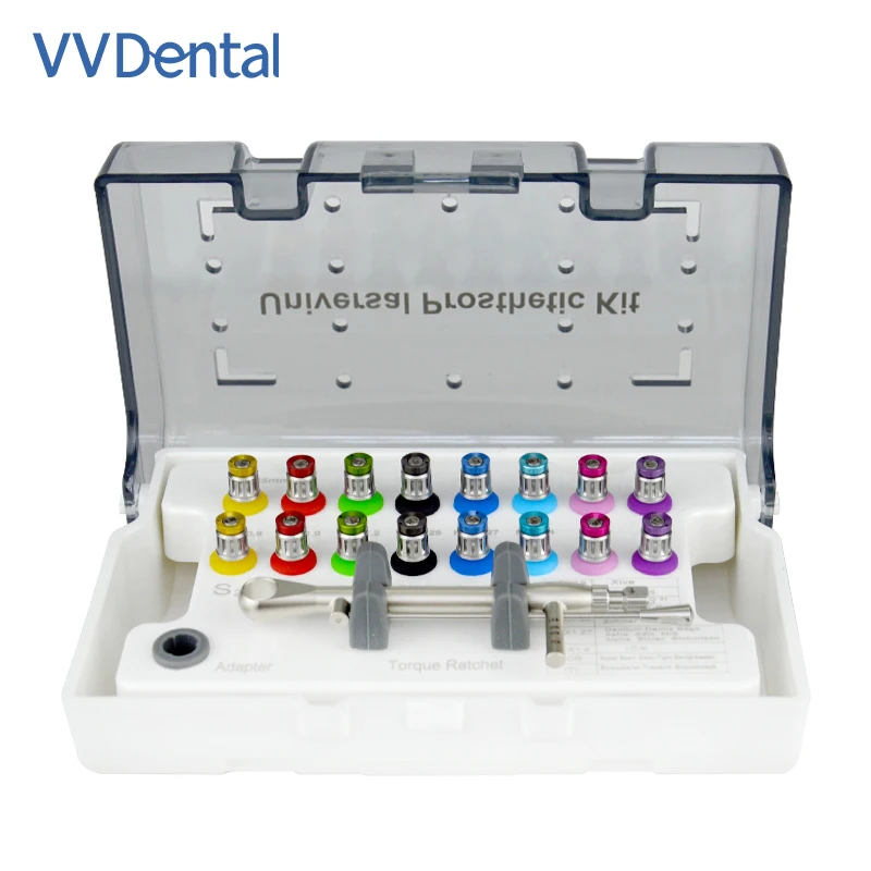 

VV Dental Implant Screw Driver Colorful Dentalist Torque Wrench Screwdriver Tools Prosthetic Kit Dentalistry Instument