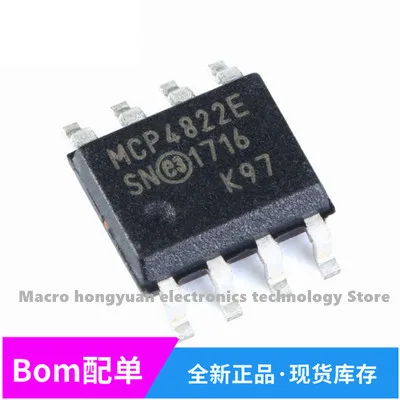 10adet MCP4822-E/P MCP4822-EP MCP4822E/P MCP4822EP MCP4822 MCP4922-E/SN IC DAC 12BIT çift W/SPI 8DIP