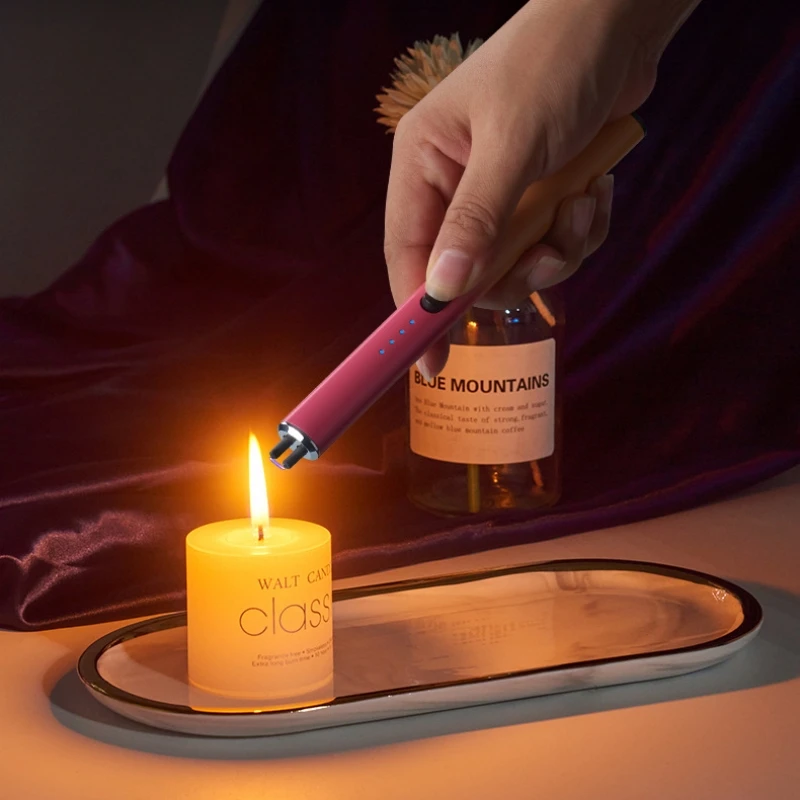 

Electric Candle Lighter Rechargeable Flameless Plasmas Lighter Portable Windproof Ignition Tool