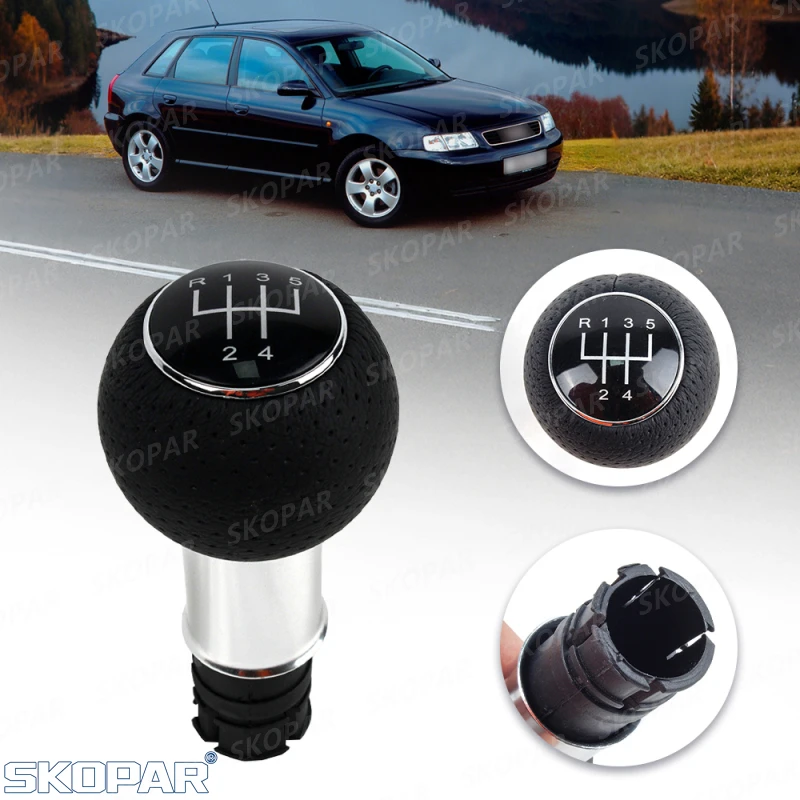 

5-скоростная ручка переключения передач, рычаг переключения передач для Audi A3 S3 8L 8P 2000 2001 2002 2003 2004 2005 2006 2007-2012, автомобильные аксессуары