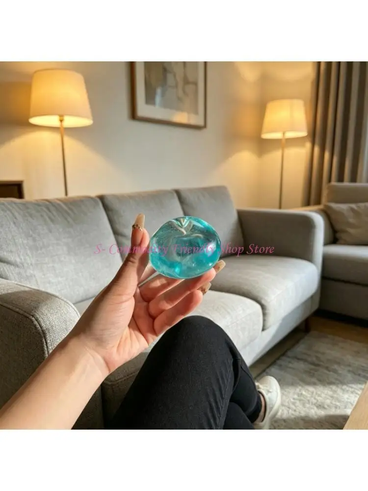 85AE Seashells Sensory Stress Ball Hand Exercise Toy Clear Relaxation Aid Kids Adults