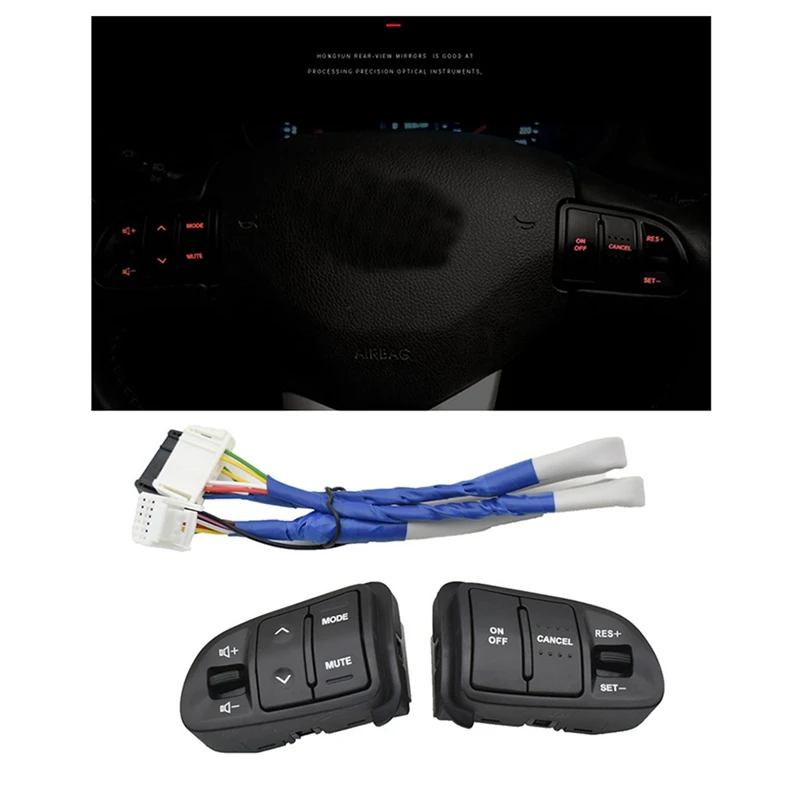 

Автомобильная многофункциональная кнопочная панель на руле для Kia Sportage, Bluetooth, аудио, переключатель громкости, скорости, круиз-контроль