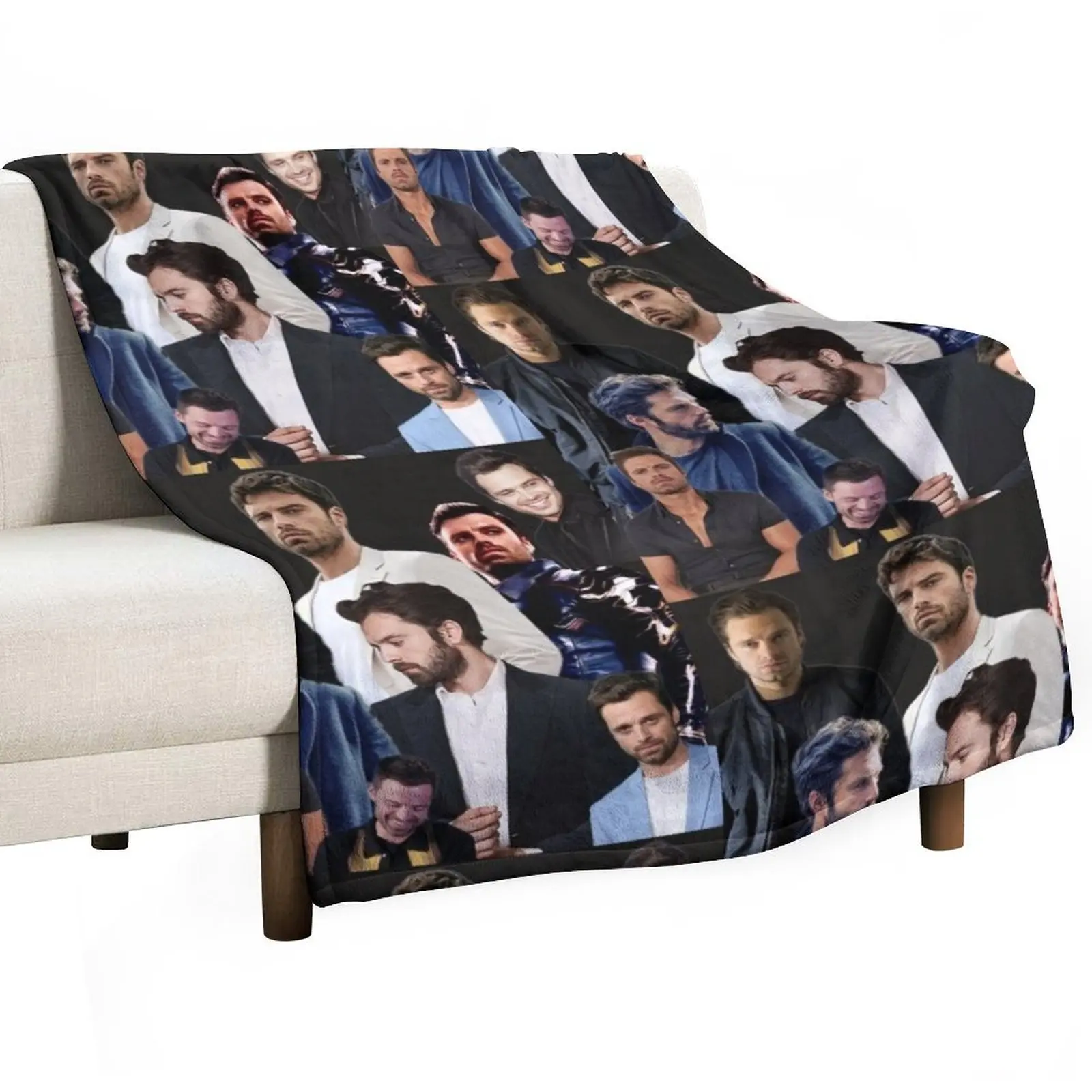 

Sebastian Stan Throw Blanket Decoratives For Baby Sleeping Bag Single Blankets