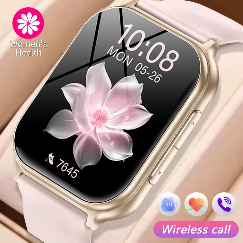 

LIGE New Women's Smart Watch 700mAh Battery Sports Fitness Tracker IP68 Waterproof Heart Rate Bluetooth Call Smartwatch Men 2026