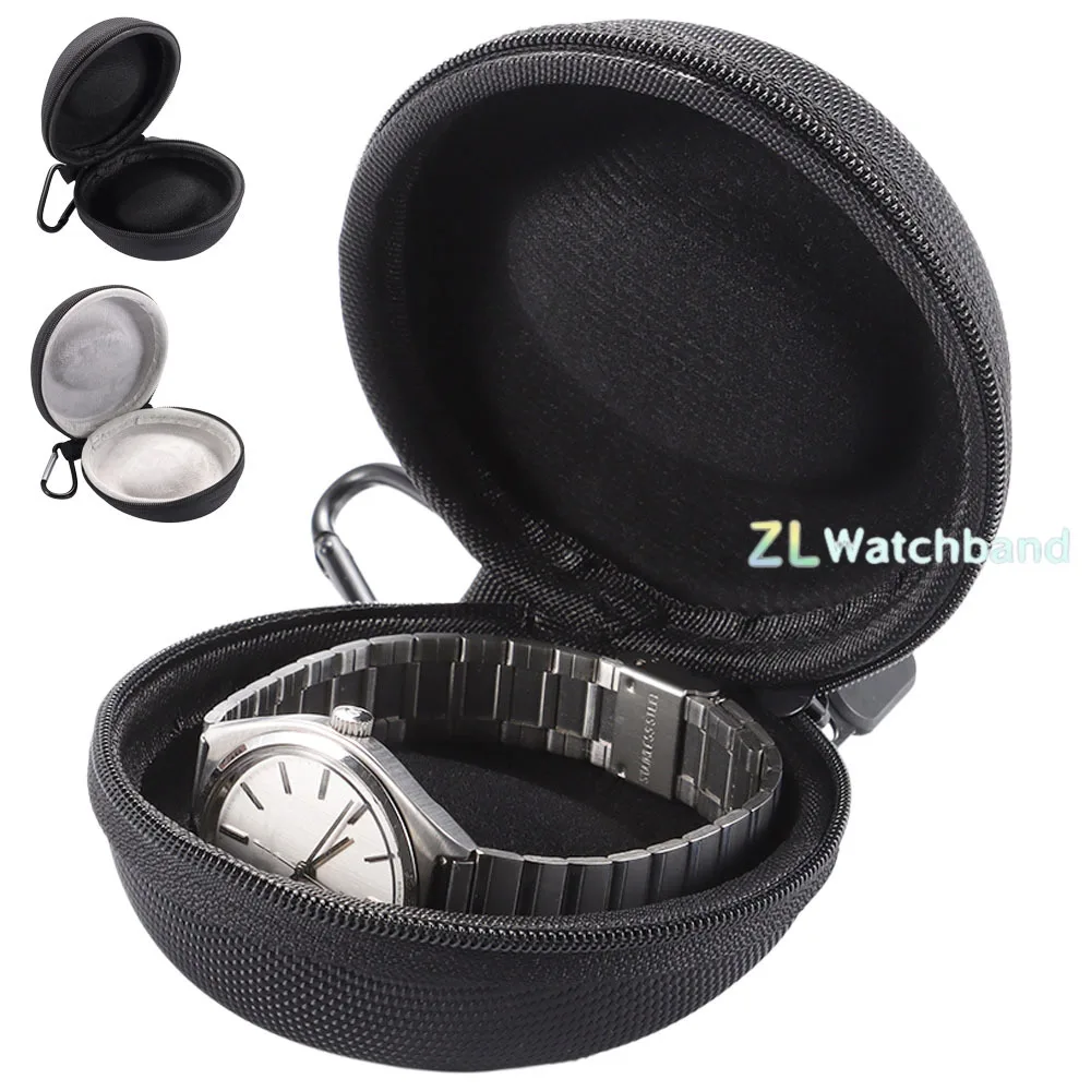 1Pc Travel Case EVA Portable Single Watch Storage Box For Single Watch Shock And Impact-resistant For Wristwatches Smart Watches