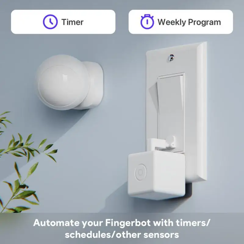 Potente Robot de dedo inteligente Homekit Tuya sin complicaciones para vida inteligente, automatización del hogar compacta sin complicaciones