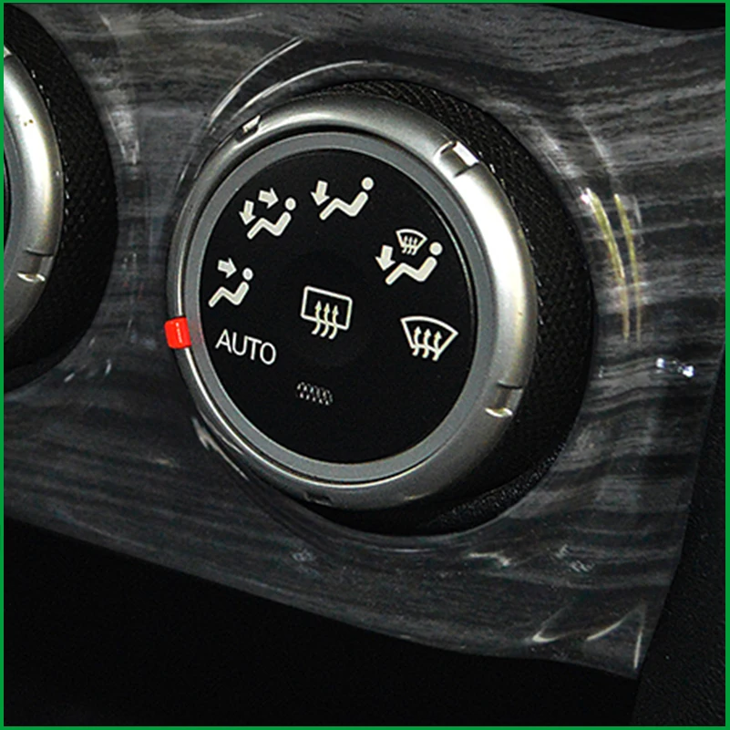 

Car Styling Interior AC air conditioner Switch panel Cover Sticker Trim For Mitsubishi ASX 2011-2017 Car Accessories