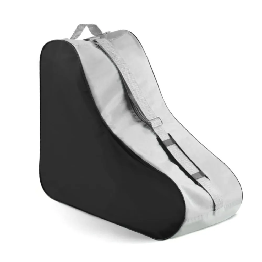 

Сумка для хранения коньков большой вместимости с регулируемым ремнем, чехол для роликовых коньков, сумка-переноска, сумка для обуви для катания, сумка для инлайн-коньков