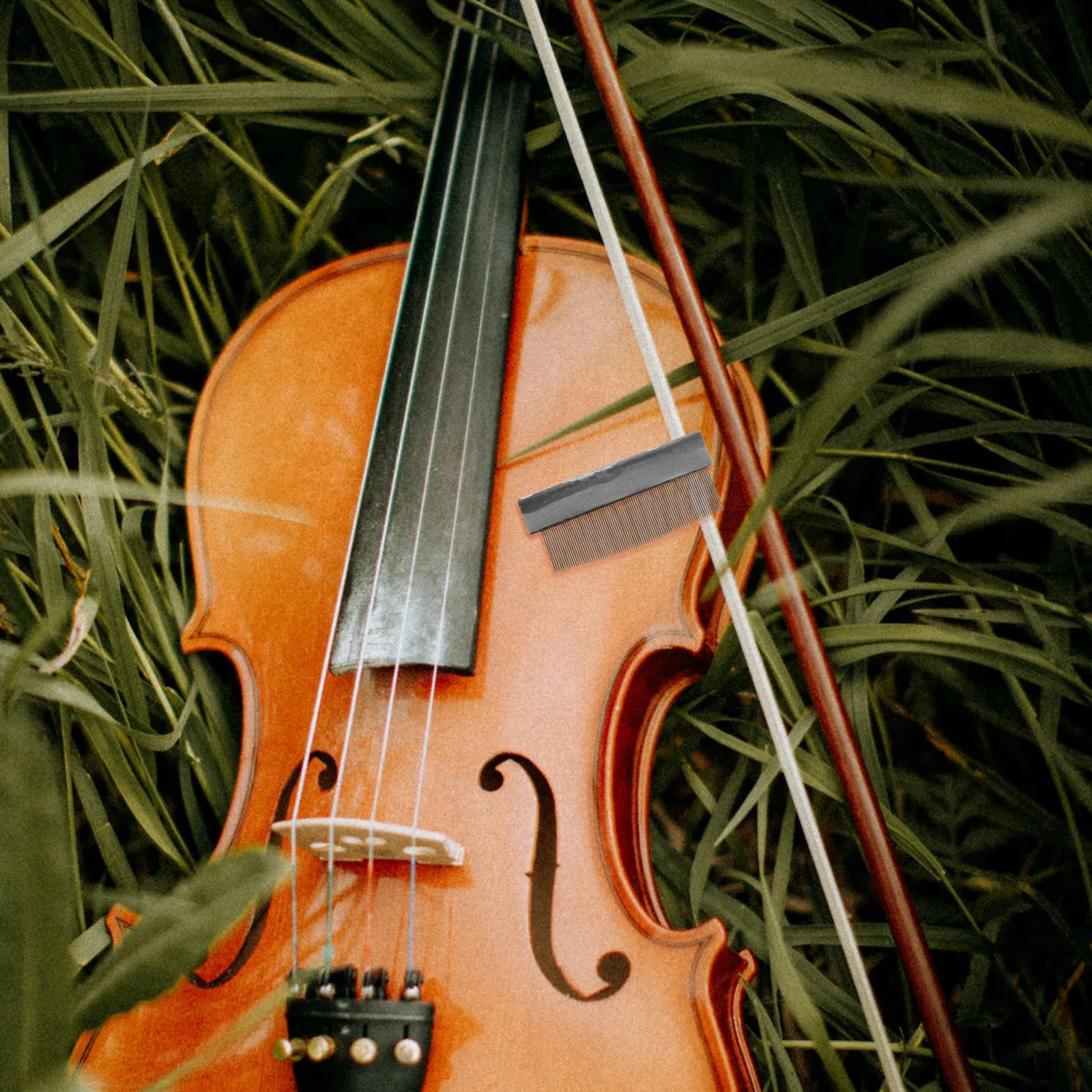 

Portable Erhu Practical Violin Combing Tool Lightweight Metal Bow Grooming Comb Reusable For Violin Erhu Horse Hair Comb Iron