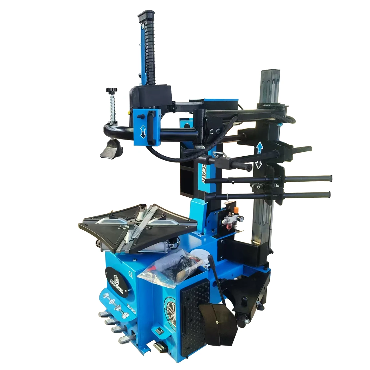 Max Rim 28 Inch Automatic Lean Back Tire Changer with Auto Tire Picker Tire Fitting Wheel Changing Machine