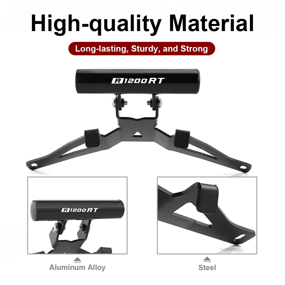 Fit For BMW R1200RT R 1200 RT 2005 2006 2007 2008 2009 Motorcycle Navigation GPS Plate Bracket Adapt Holder Phone Holder Stand