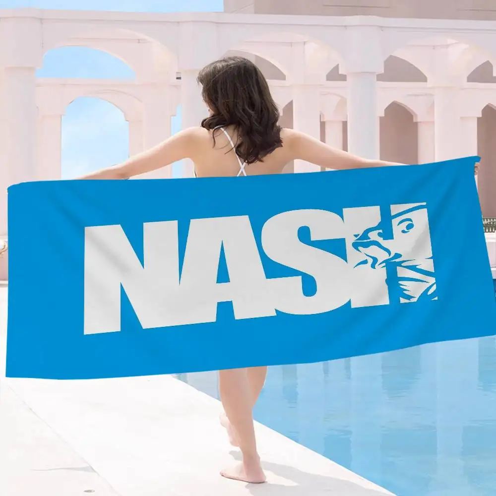 Nash Fishing Logo Microfiber Blanket Quick Drying Beach Towels Oversized Printing Super Absorbent Pool Towel Blanket