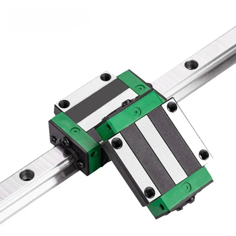 600-1000mm 1PCS HGR25  square linear guide rail + 2PCS HGH25CA square type slider/HGW25CC flange type slider