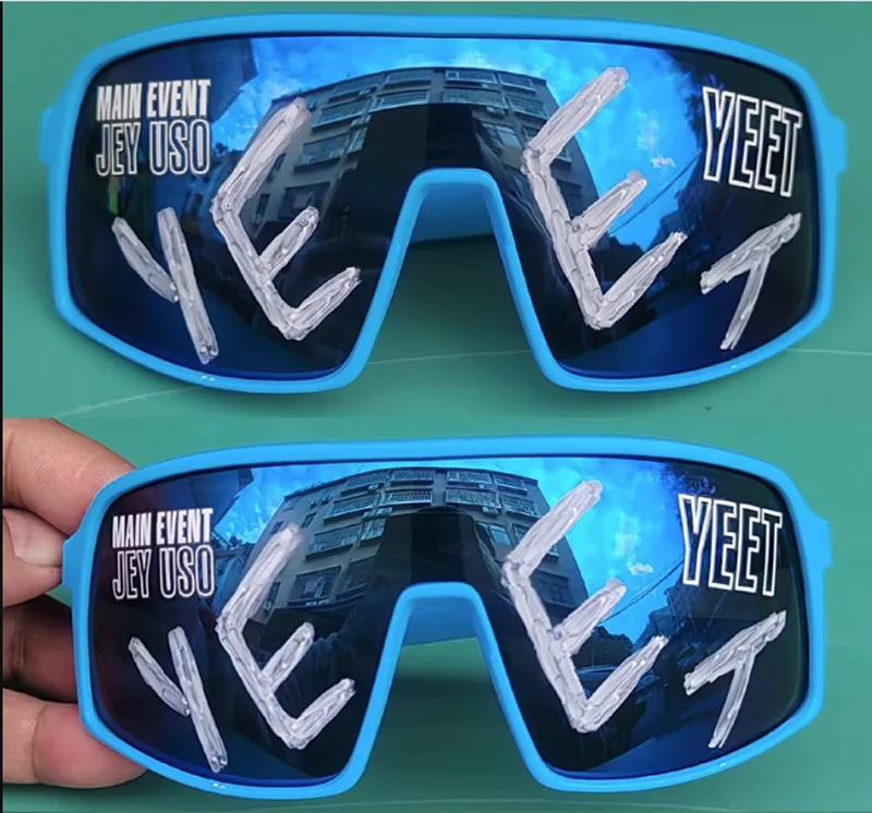 Jey Uso YEET Sport-Sonnenbrille für Erwachsene, Bloodline Wrestling, Fan-Ausrüstung, seltene Farben, sportliche Sonnenbrille für Männer und Frauen – Detail 20