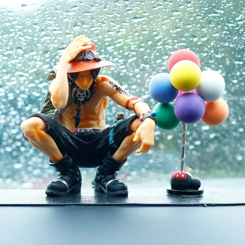 Zoro Style Anime Car Dashboard Figurine Sword Cleaning Green Hair Model Gift Ornaments Car Interior Decor Accessories view 5