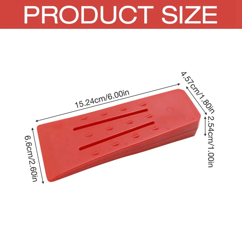 Plastic Logging Pin Saw Pack Of 4 ABS Impact-Resistant And Cold-Resistant Forestry Wedge, Falling Cutting Column Chainsaw