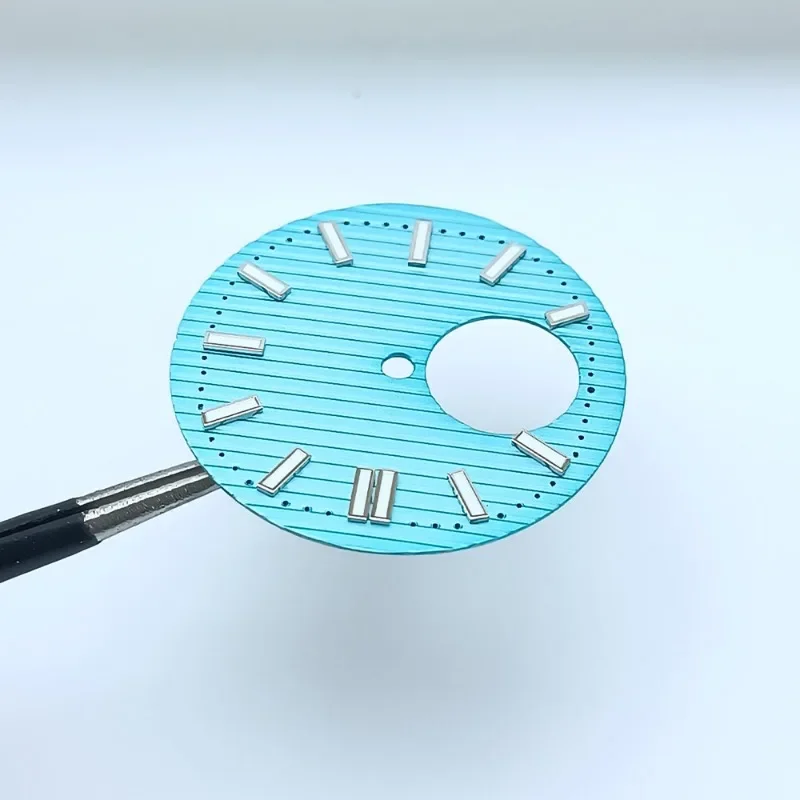 Modified Accessories 29.8mm NH35 Nautilus Dial with Hollow Surface and Green Luminous Dial Suitable for NH35 NH38 Movement NEW